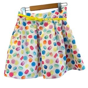 Molo Girls French Macaron Skirt With Belt Size 9 Years